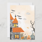 Invitation Halloween Ghost Spooktacular Anniversaire (Dos)