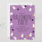 Invitation Halloween Ghost Sprinkles Anniversaire Fête (Devant)