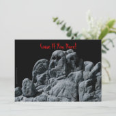 Invitation Halloween Ghosts Rocks (Debout devant)