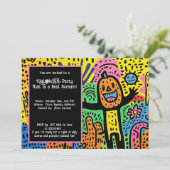 Invitation Halloween Ghoul Doodle Extravaganza (Debout devant)