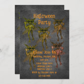 Invitation Halloween Goblins effrayant (Devant / Derrière)