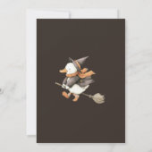 Invitation Halloween Goose Anniversaire de enfant soirée cost (Dos)