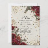 Invitation Halloween gothique céleste vintage (Devant)