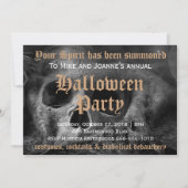 Invitation Halloween gothique effrayant (Dos)