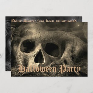 Invitation Halloween gothique effrayant