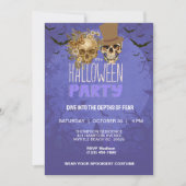Invitation Halloween gothique pour adultes (Devant)