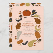 Invitation Halloween Graphic Party (Devant / Derrière)