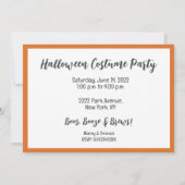 Invitation Halloween Great Dane Dogs Jack-o'-lantern (Dos)