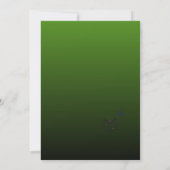 Invitation Halloween Green Haunted House Party (Dos)