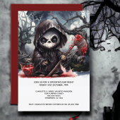 Invitation Halloween Grim Reaper