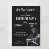 Invitation Halloween Grim Reaper Bachelor Party (Devant)