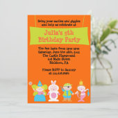 Invitation HALLOWEEN Habille Costume fête Anniversaire Invita (Debout devant)