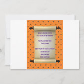 Invitation Halloween Habille et apporte ton chien (Dos)