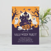 Invitation Halloween Halloween Halloween Honnêteme (Debout devant)