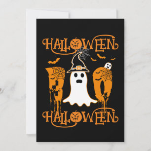 INVITATION HALLOWEEN HALLOWEEN SCARY BOO