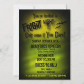 Invitation Halloween Haunted Building (Dos)