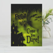 Invitation Halloween Haunted Building (Debout devant)