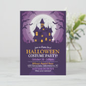 Invitation Halloween Haunted House Party (Debout devant)