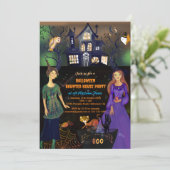 INVITATION HALLOWEEN HAUNTED HOUSE PARTY (Debout devant)