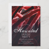 Invitation Halloween Haunted House Party (Devant)