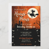 Invitation Halloween Hocus Pocus (Devant)