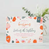 Invitation Halloween Hocus Pocus Witch Anniversaire Invitatio (Debout devant)