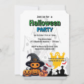 Invitation : HALLOWEEN House #3 (Devant)