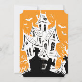 Invitation : HALLOWEEN House #3 Kaart (Achterkant)
