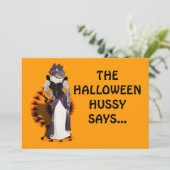 Invitation Halloween Hussy (Debout devant)