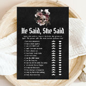 Invitation Halloween Il A Dit, Elle A Dit Fête des mariées Ga