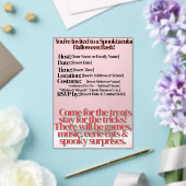 Invitation Halloween Invitation Acrylique (Insitu (Mariage))