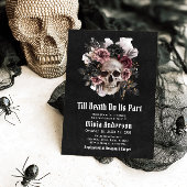 Invitation Halloween Jusqu'à la mort Faisons-nous partie Fête
