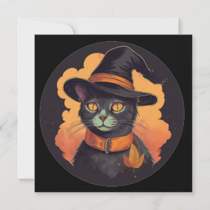 Invitation Halloween Kitty