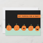 Invitation Halloween la fête moderne (Devant)