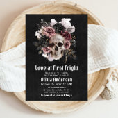 Invitation Halloween L'amour du crâne à la première Fête des 