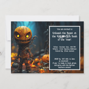 Invitation Halloween Le Gala Gang Ghoul