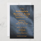 Invitation Halloween légendaire Horseman sans tête (Dos)