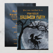 Invitation Halloween légendaire Horseman sans tête (Devant / Derrière)