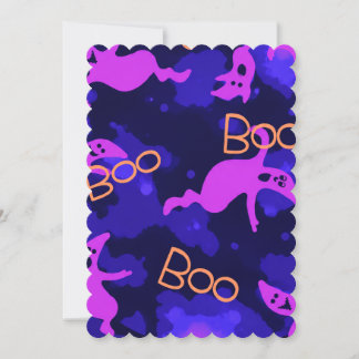 Invitation Halloween : Les fantômes de la nuit