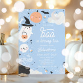 Invitation Halloween Little Boo Boy Ghost 2e fête d'anniversa
