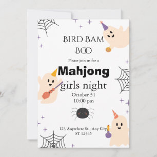 Invitation Halloween Mahjong