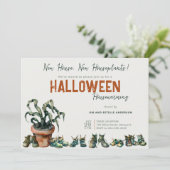 Invitation Halloween Maison chauffer Nouvelle maison Chaussur (Debout devant)
