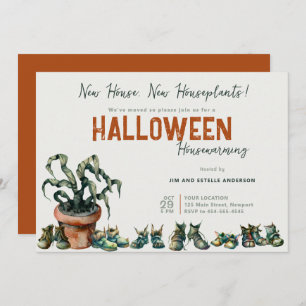 Invitation Halloween Maison chauffer Nouvelle maison Chaussur