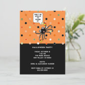Invitation Halloween Maison Ouverte d'Octobre (Debout devant)