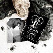 Invitation Halloween mariée ou mourir Fête des mariées squele