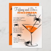 Invitation Halloween Martini Shindig ! (Devant / Derrière)