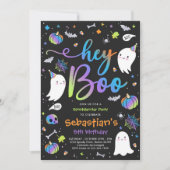 Invitation Halloween mignon garçon fantôme Anniversaire Spook (Devant)