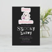 Invitation Halloween minimaliste moderne Halloween heureux (Debout devant)