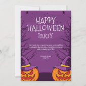 Invitation Halloween modifiable, Invitation de fêt (Devant)