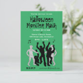 Invitation Halloween Monster Mash Dance Party (Debout devant)